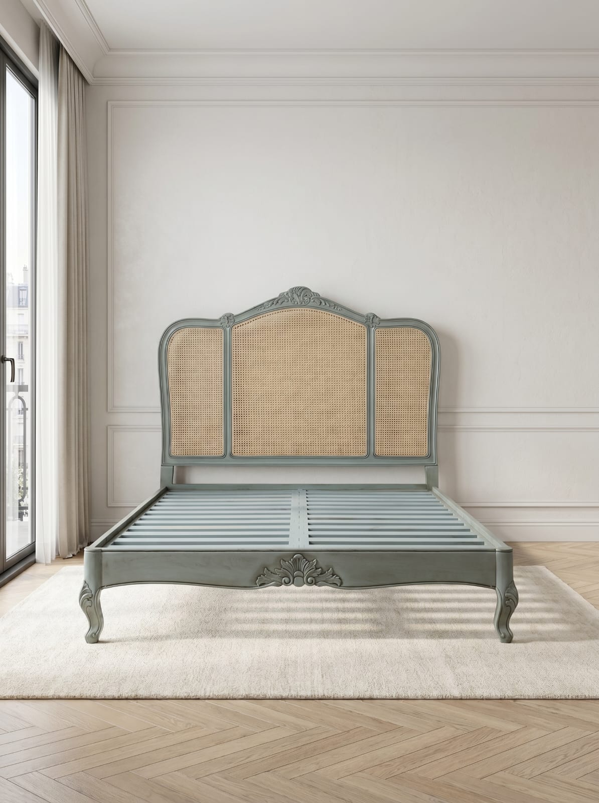 French Style Louis XV Design Bed