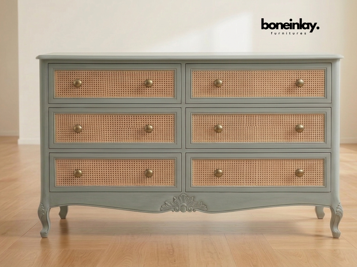 French Style Six drawers dresser 