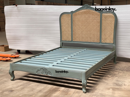 French carved bed 