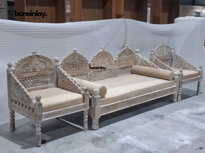 Hand Carved Sofa Set