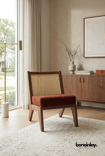Inspired by Daniel Boddam Rattan Cane Chair