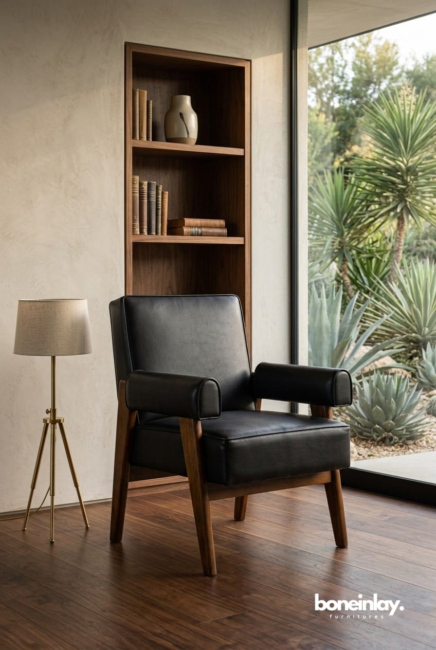 Mid-Century Modern Pierre Jeanerette Advocate Armchair
