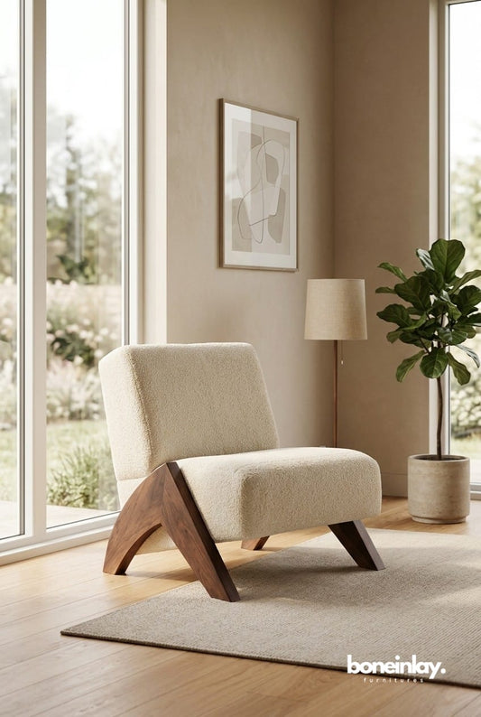 Handmade Enzo Chair with Walnut Finish