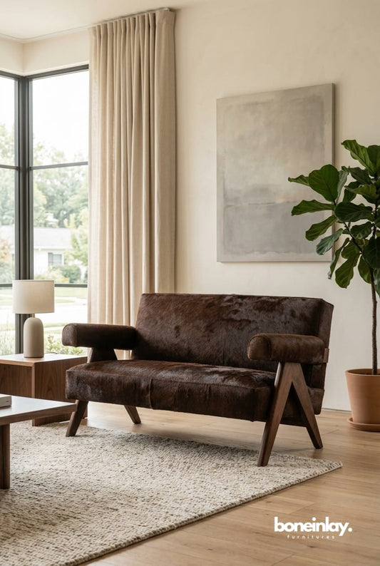 Pierre Jeanneret X-Leg Sofa 