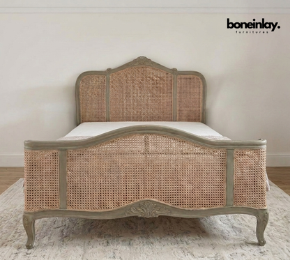 Sage green French Bed 
