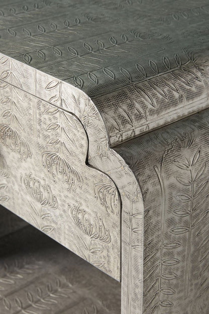 Silver Sheet Nightstand 
