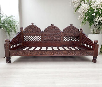  Triple Arch Maharaja Mango Wood Sofa Set
