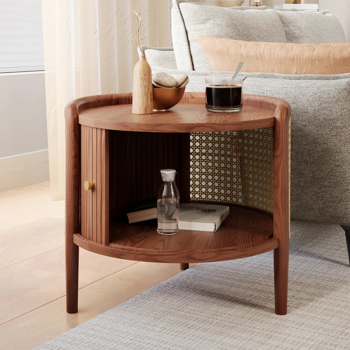 Side-table with storage
