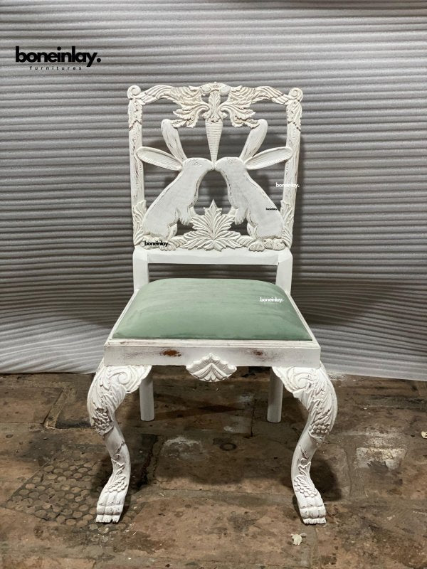 anthropology white menagerie chair 