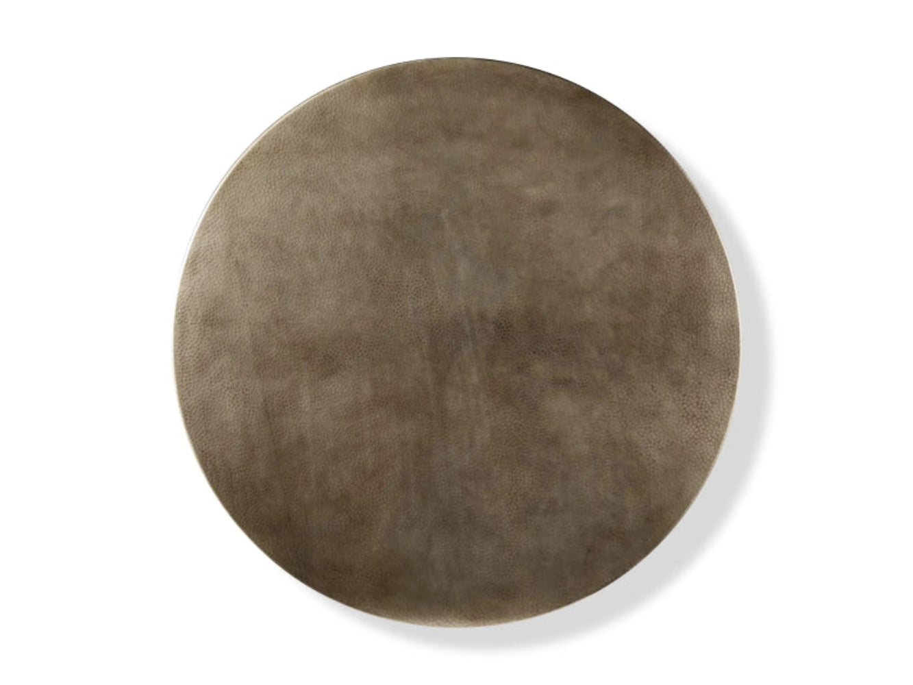 Artisan - crafted Metal Round Dining Table With Vertex Base Dining Table - Bone Inlay Furnitures