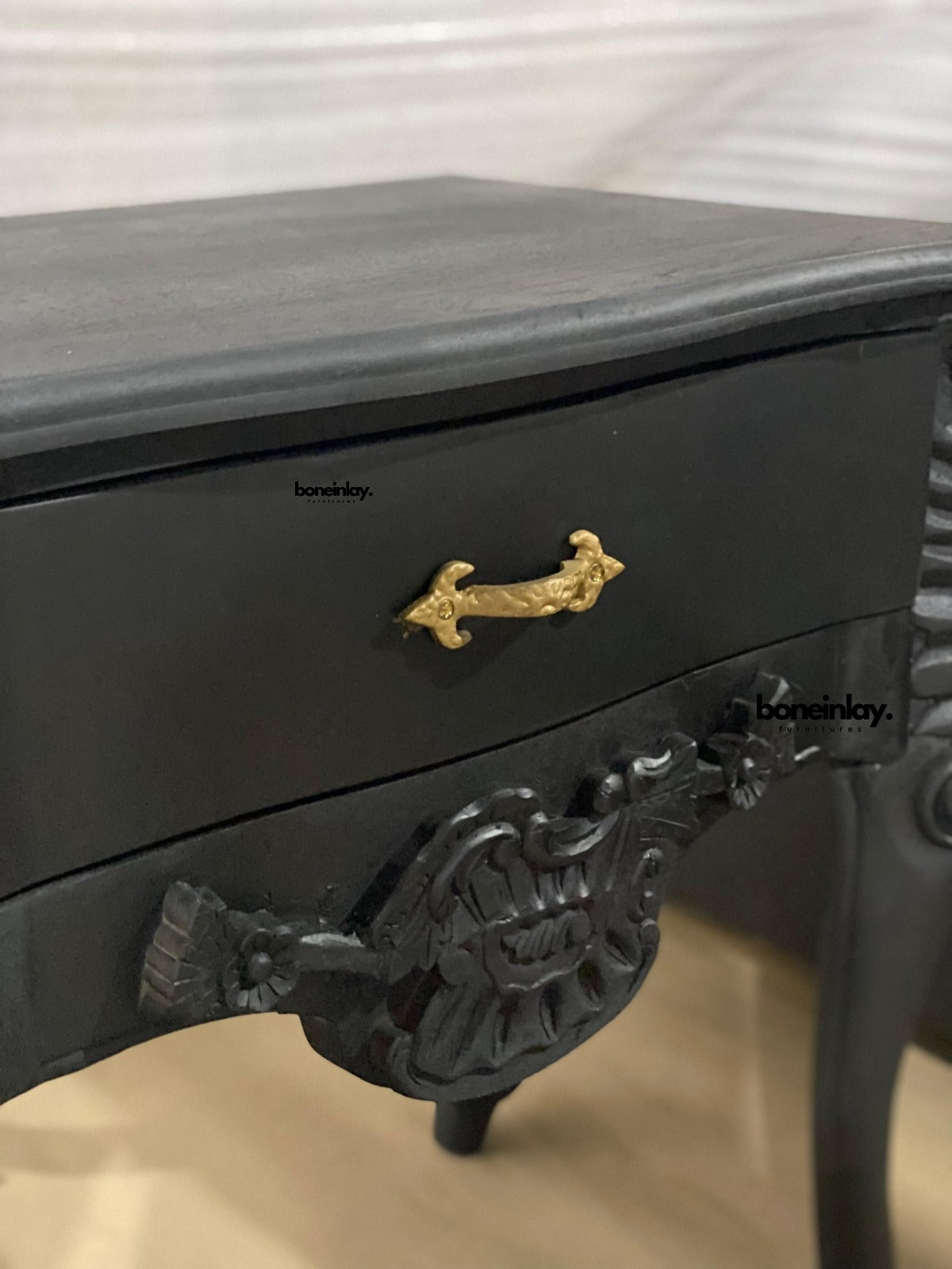 black nightstand