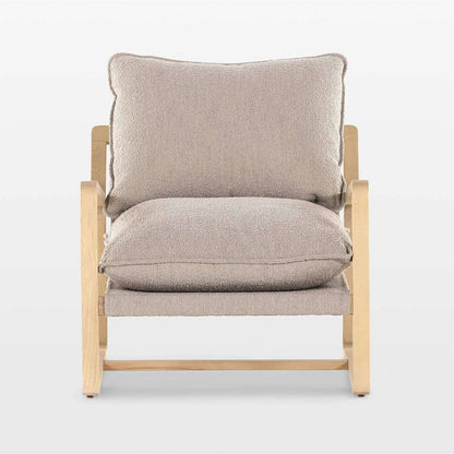 Boho Handmade Designer Inspired Solid Wood Upholstered Cafe Chair Armchair - Bone Inlay Furnitures