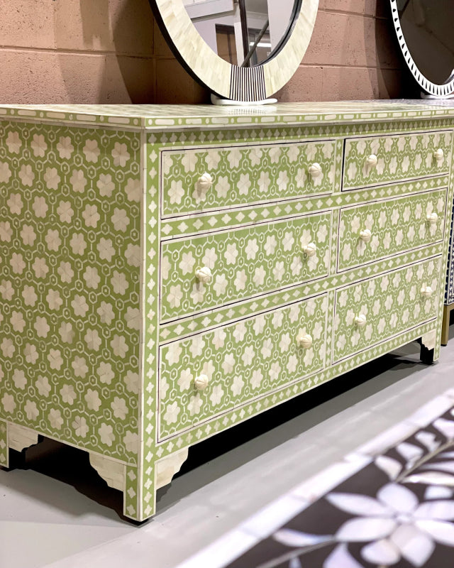 sage green 6 drawer dresser Amber Lewis x Four Hands Paula 6 Drawer Dresser