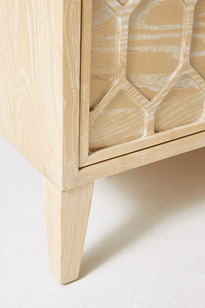 Carved Textured Trellis Six - Drawer Dresser | Wooden Dresser Drawer Dresser - Bone Inlay Furnitures