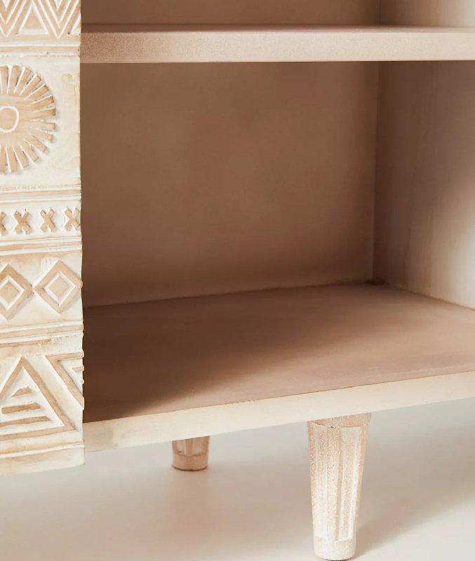 Classic Hand Carved Buffet : Wooden Sideboard with Doors & Drawers Buffet & Sideboard - Bone Inlay Furnitures