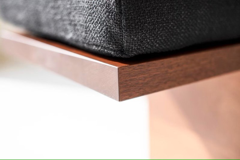 Classy Handcrafted Modern Wooden Upholstered Bench Bench - Bone Inlay Furnitures