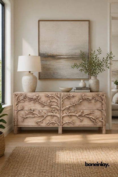 custom ornithrology four drawers dresser