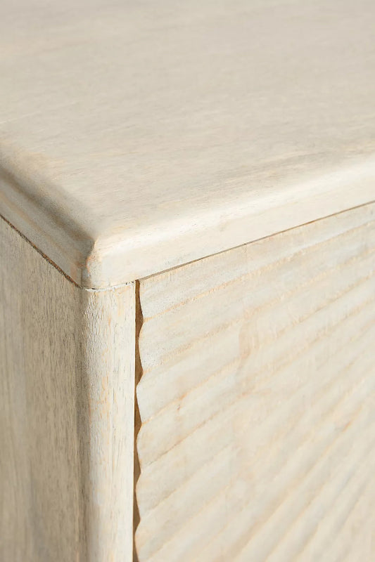 Daybreak Sideboard | Hand - Carved Sunburst Design Wooden Credenza Buffet & Sideboard - Bone Inlay Furnitures