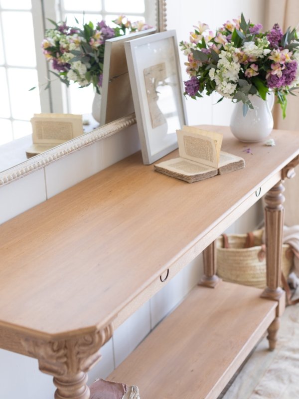 Designer Console Table Console Table - Bone Inlay Furnitures