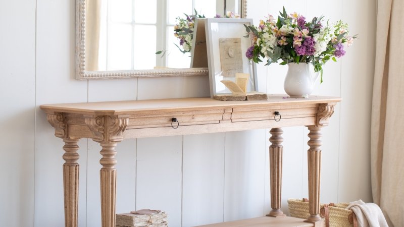 Designer Console Table Console Table - Bone Inlay Furnitures