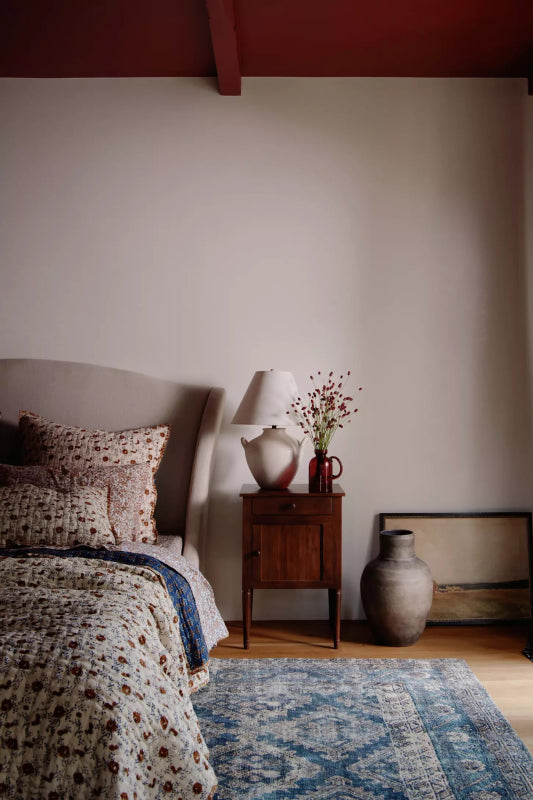 Designer Handmade Bedside Table with One Door and One Drawer Bedside Table - Bone Inlay Furnitures