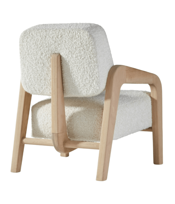 Designer Handmade Calder Lounge Chair Natural Wooden Chair - Bone Inlay Furnitures