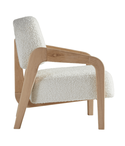 Designer Handmade Calder Lounge Chair Natural Wooden Chair - Bone Inlay Furnitures