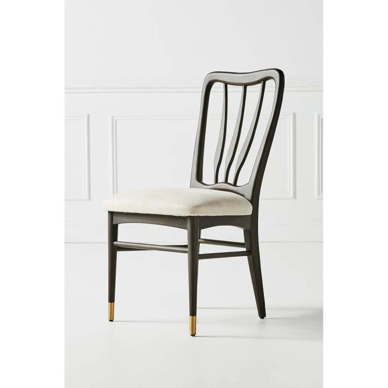 Designer Handmade Natural Wooden Dining Chair Chair - Bone Inlay Furnitures