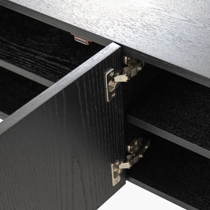 Designer Mid - Century TV Unit Media Console with Storage Media Console Table - Bone Inlay Furnitures