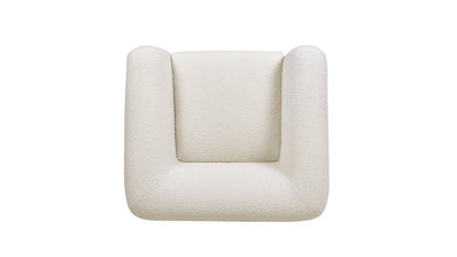 Designer Single Seater Crosby Occasional Armchair in Raw Sugar Chair - Bone Inlay Furnitures