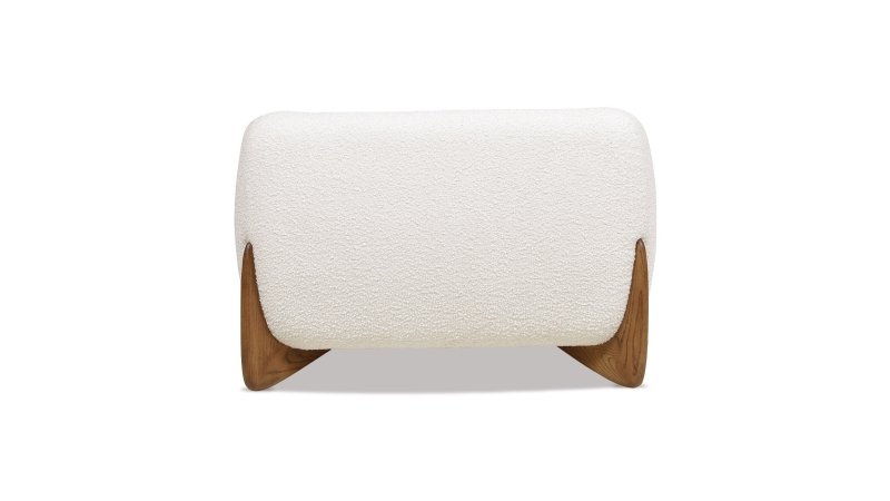 Designer Single Seater Crosby Occasional Armchair in Raw Sugar Chair - Bone Inlay Furnitures