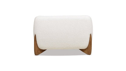 Designer Single Seater Crosby Occasional Armchair in Raw Sugar Chair - Bone Inlay Furnitures