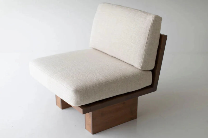 Designer without Arms Handmade Modern Chair chair - Bone Inlay Furnitures