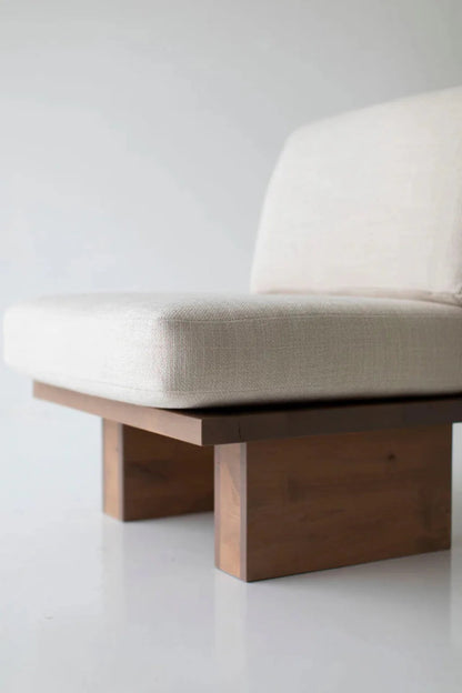 Designer without Arms Handmade Modern Chair chair - Bone Inlay Furnitures