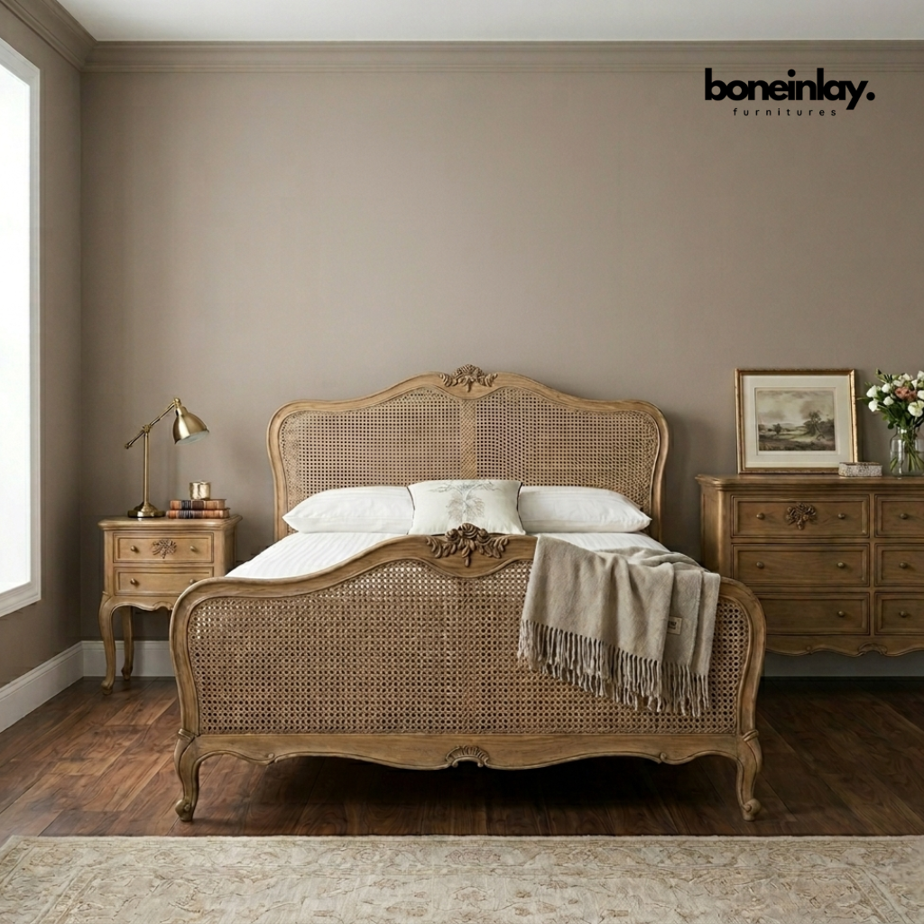 french style wooden bedroom set 