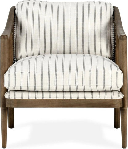 Hand Carved Accent Wooden Lounge Chair Chair - Bone Inlay Furnitures