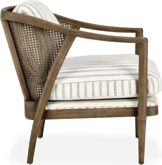 Hand Carved Accent Wooden Lounge Chair Chair - Bone Inlay Furnitures