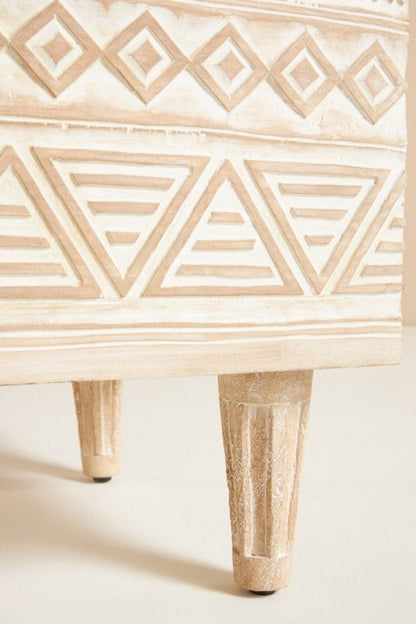 Hand Carved Delhi Wood Carving Bar Cabinet | Hand - carved Living Room Cabinet Cabinet - Bone Inlay Furnitures