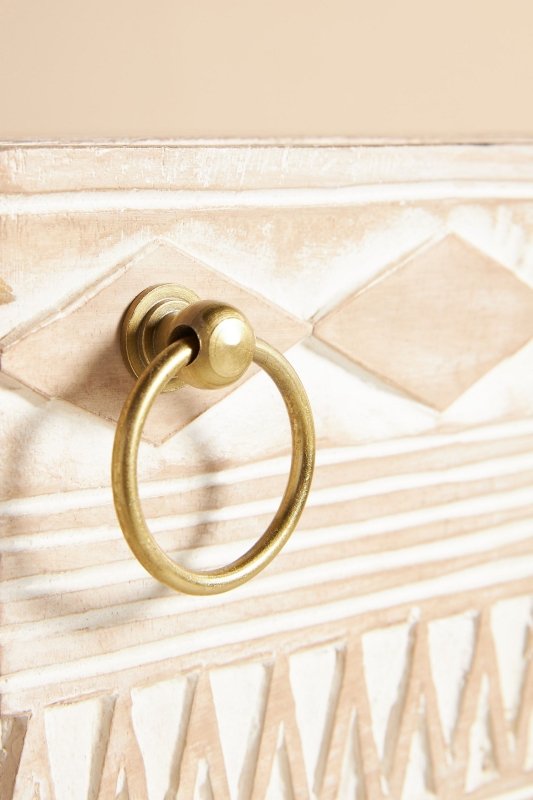 Hand Carved Delhi Wood Carving Bar Cabinet | Hand - carved Living Room Cabinet Cabinet - Bone Inlay Furnitures