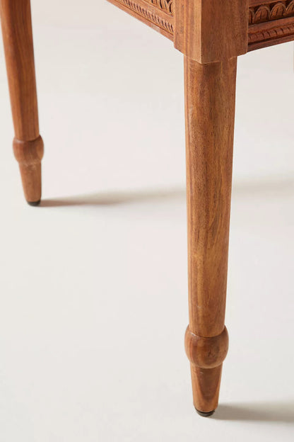 Hand Carved elephant armchair Dining Chair - Bone Inlay Furnitures