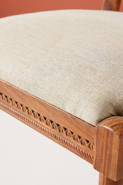 Hand Carved elephant armchair Dining Chair - Bone Inlay Furnitures