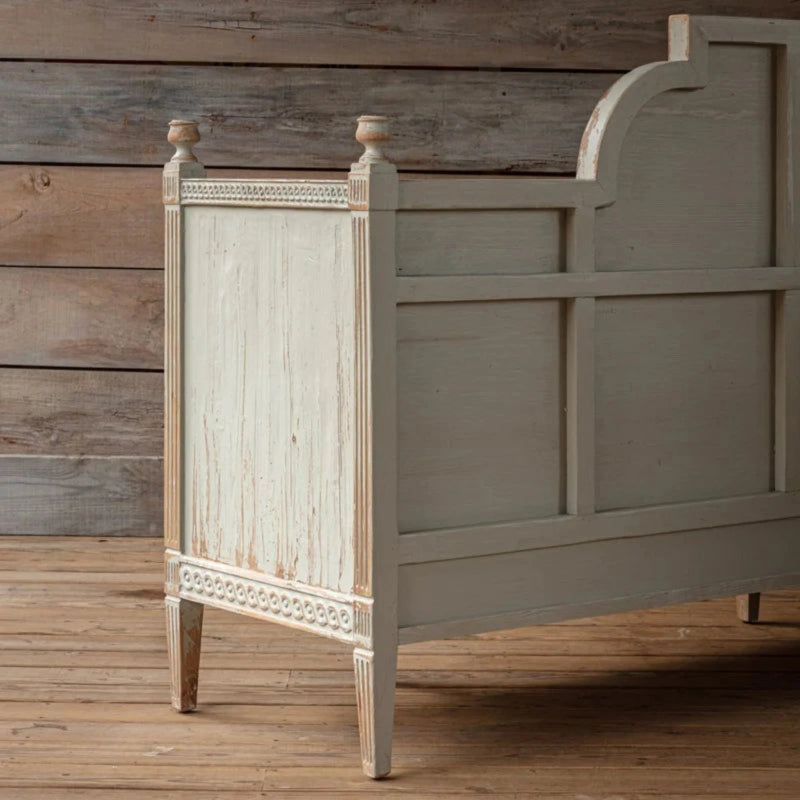 Hand Carved Grand Daybed Sofa for Lounge Sofa - Bone Inlay Furnitures