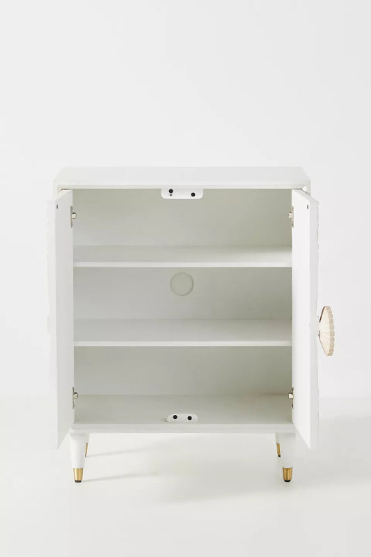 Hand Carved Gulliver Entryway Cabinet | Cabinetry Furniture Cabinet - Bone Inlay Furnitures