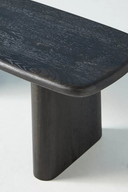 Hand - Carved Kalle Sculptural Dining Bench | Wooden Bench Dining Bench - Bone Inlay Furnitures