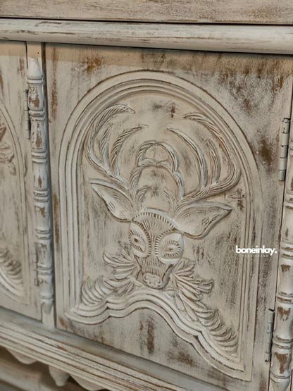  Buffet Table with Drawers