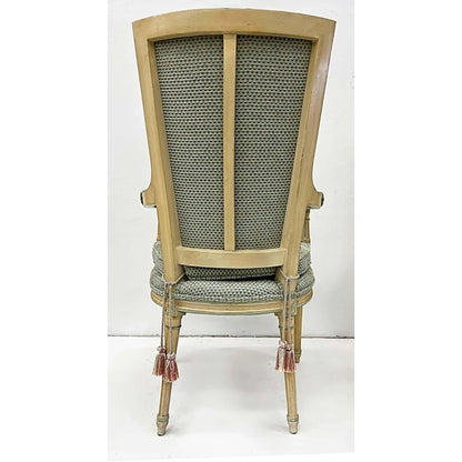 Hand Carved Natural Color Neoclassical Style Armchair Dining Chair - Bone Inlay Furnitures