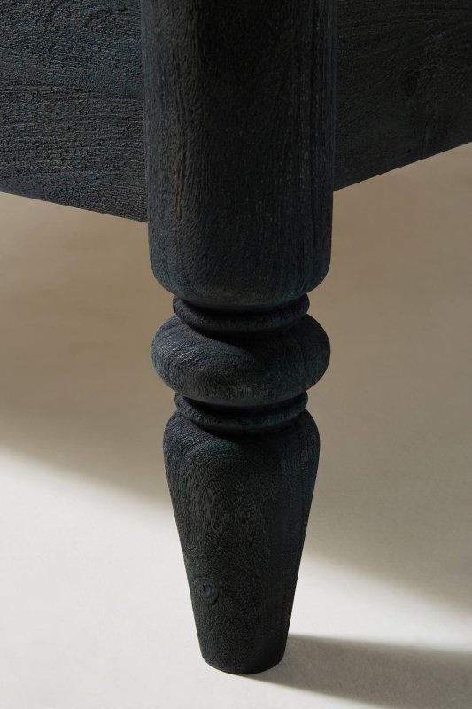 Hand Carved Rosalie Four - Poster Bed | Solid Wood Wooden Carved Platform Bed Beds & Bed Frames - Bone Inlay Furnitures