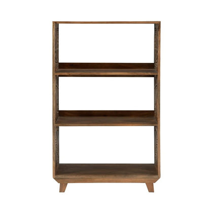 Hand Carved Solid Wood Standard Bookcase | Wooden Bookshelf Furniture Bookshelf - Bone Inlay Furnitures