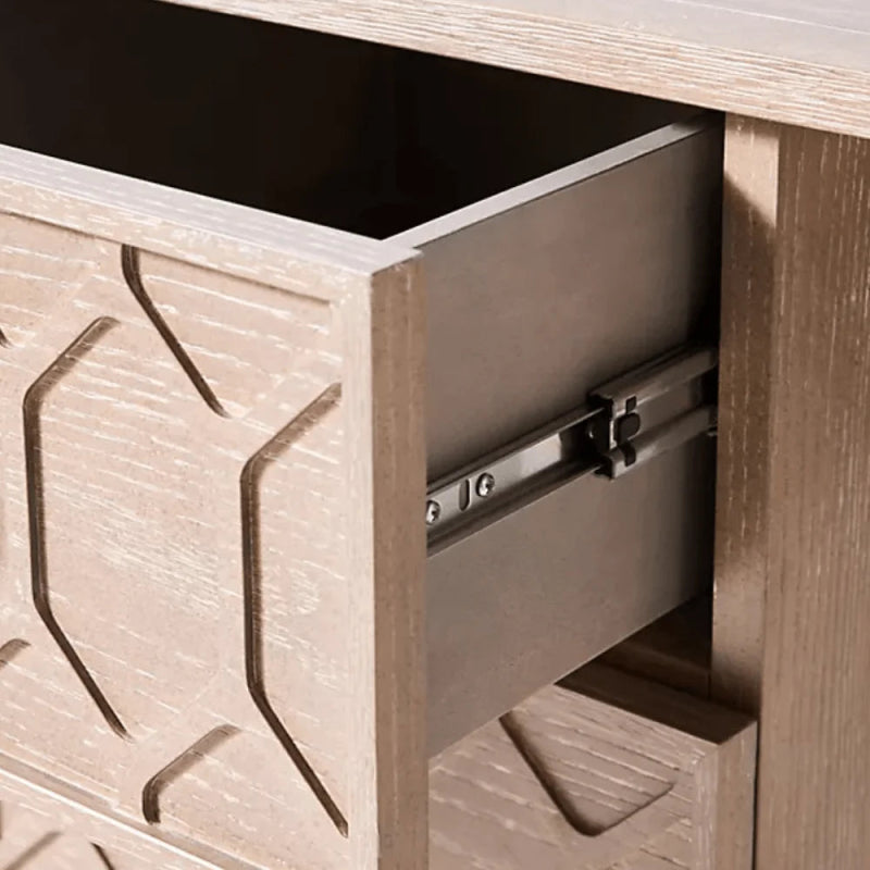 Hand Carved Textured Trellis Work Desk | Wooden Laptop desk Desk - Bone Inlay Furnitures