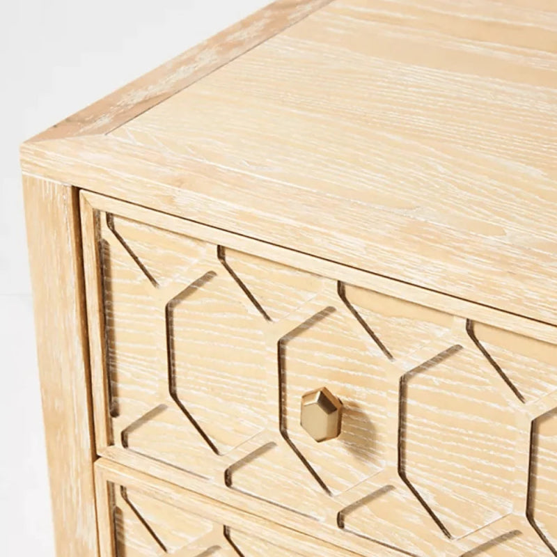 Hand Carved Textured Trellis Work Desk | Wooden Laptop desk Desk - Bone Inlay Furnitures